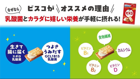 Bisco glico 乳酸菌奶油三明治饼干 牛奶奶油 15片×10个 江崎格力高