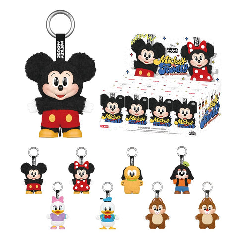 POP MART DISNEY ミッキーファミリー キュート トゥギャザー ぬいぐるみキーチェーン シリーズ【1ピース】 ポップマート ガチャガチャ ブラインド ボックス フィギュア プラモデル プレミアム おもちゃ PVC ソフビ オリジナル キャラクター 誕生日 プレゼント