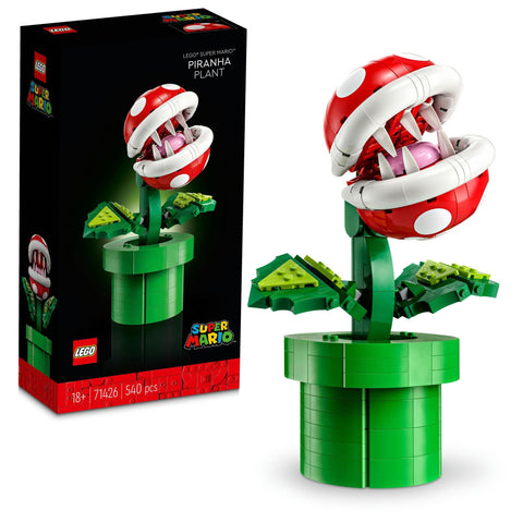 LEGO Super Mario Pakkun Flower Gift 71426 Toy Block Birthday Present Video Game Boy Girl Adult