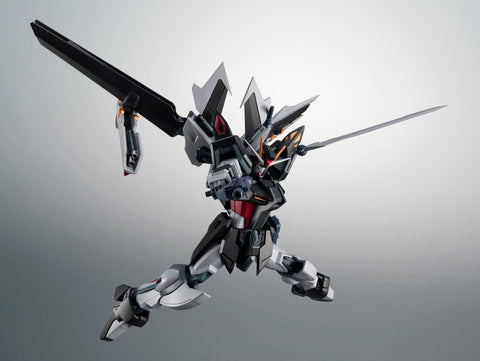BANDAI SPIRITS ROBOT Spirits Mobile Suit Gundam SEED C.E.73 -STARGAZER- GAT-X105E + AQM/E-X09S Strike Noir Gundam Version A.N.I.M.E. Approx. 4.9 inches (125 mm), PVC & ABS Pre-painted Action Figure