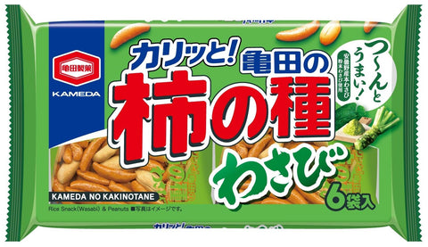 龜田製菓 龜田柿種芥末6袋裝164克×12袋