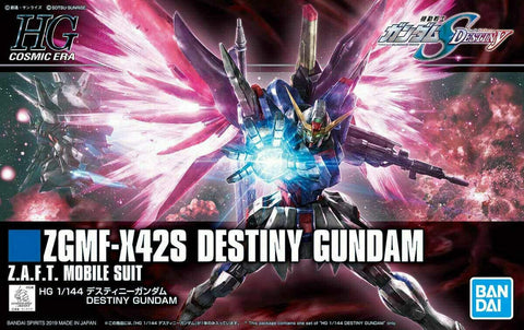 BANDAI SPIRITS BANDAI SPIRITS HGCE 机动战士高达SEED DESTINY 命运高达1/144比例 已分色塑料模型