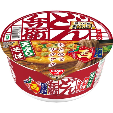 どん兵衛 天婦羅蕎麥麵 (西) 日清食品 杯麵 100克×12個