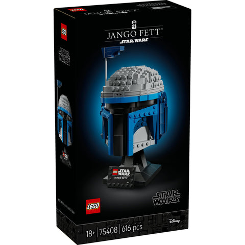 LEGO 75408 Star Wars Django Fett Helmet, Toy, Birthday, Present, Block, Male and Female, Cosmic Figure, Toy
