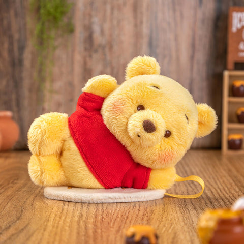 TOP TOY Disney Winnie the Pooh and Lou Plush Series (Assorted Box, 6 Pieces), Blind Box Figure, Plastic Model, Premium Toy Soft Toy, Birthday Present, Disney Christmas Gift