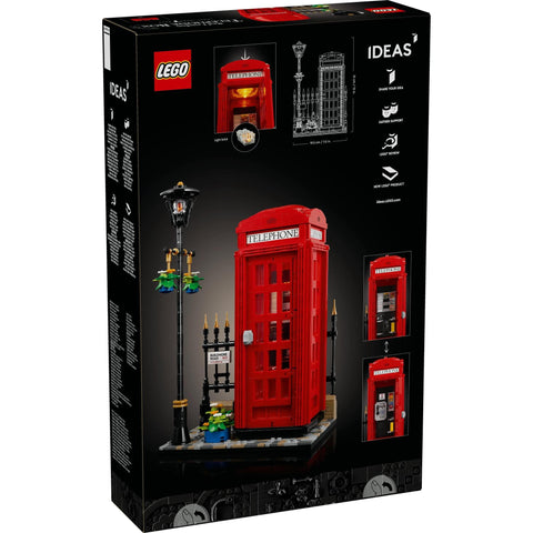レゴ(LEGO) アイデア ロンドンの赤い公衆電話 おもちゃ 玩具 誕生日 プレゼント ブロック 母の日 父の日 男性 女性 インテリア オシャレ 21347