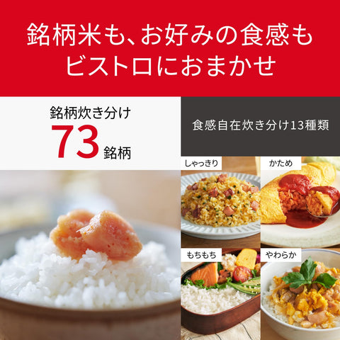 Panasonic 松下 电饭煲 1升 顶级模型 远流炊 Bisto 匠技AI 钻石釜 实时红外线传感器 加压追逐炊煮泵 保养配件2件 浅灰 SR-X918D-H