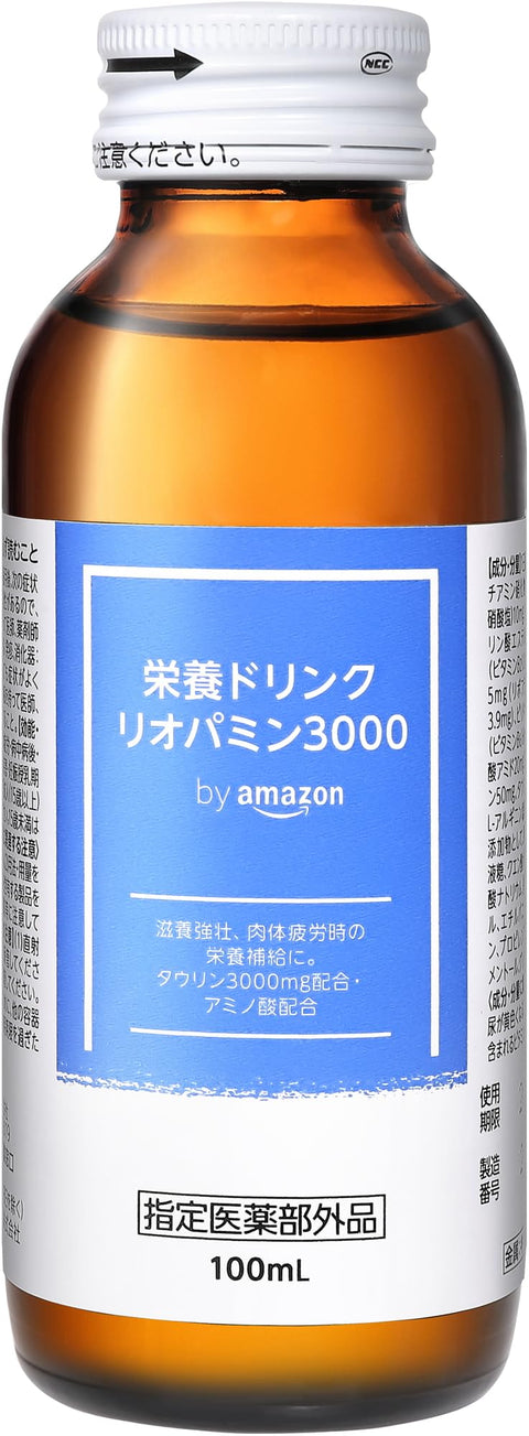 [지정 의약 부외품] by Amazon 영양 음료 리오파민 3000 100ml x 50개 (SOLIMO)