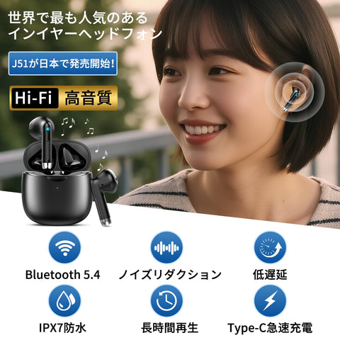 Wireless Earphones, Bluetooth Earphones, 2025 Upgraded Version, AI Smart, ENC Calls, Noise Cancelling, Latest Bluetooth 5.4, Bluetooth Earphones, Full Sound Range, HI-FI Sound Quality, Low Latency