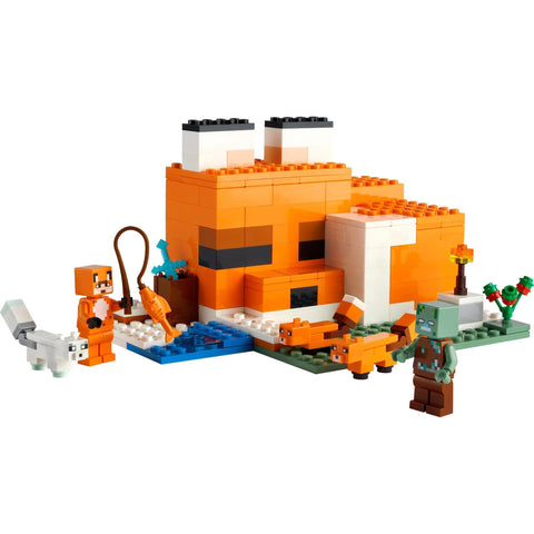 レゴ(LEGO) マインクラフト キツネ小屋 おもちゃ 玩具 誕生日 プレゼント ブロック 男の子 女の子 子供 8歳 9歳 10歳 小学生 マイクラ Minecraft グッズ 動物 生き物 21178