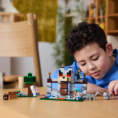 LEGO 乐高 我的世界 狼堡垒 玩具 礼物 积木 男孩 女孩 儿童 7岁 8岁 9岁 10岁 小学生 迷你小人仔 My Craft 21261