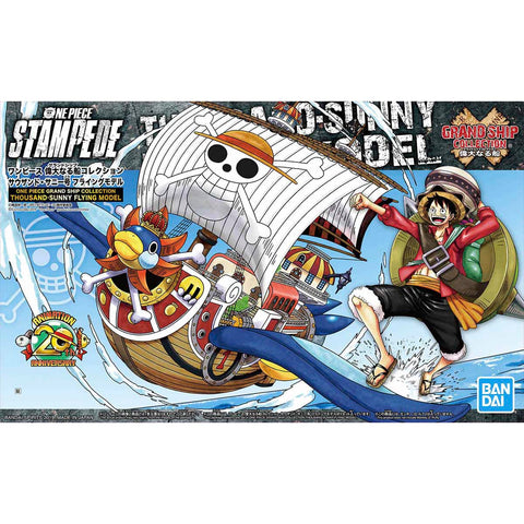 BANDAI SPIRITS One Piece Great Ship (Grand Ship) Collection Thousand Sunny Flying Model Color Coded Plastic Model