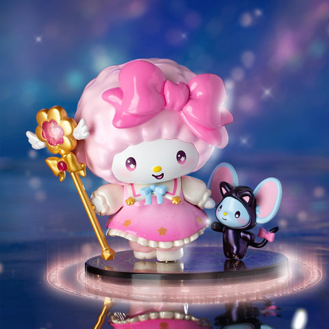 TOP TOY 三丽鸥 角色·星夜派对熊 系列【1件】扭蛋 百叶窗盒 手办 软乙烯基 PVC 高级 玩具 生日 礼物 黑米角色收藏家