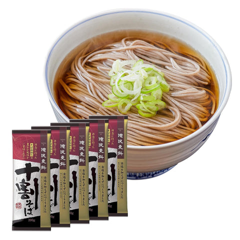 Takizawa Sarashina Takizawa Foods 100% Buckwheat Soba, 7.1 oz (200 g) x 5 Bags