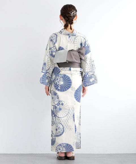 [SOUBIEN] 苏维恩 浴衣 3件套 分体式 新二部式浴衣 floro 女士 (浴衣/半宽带/平织)