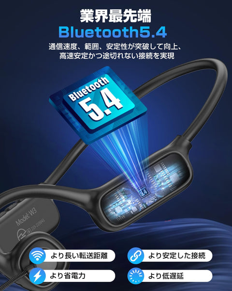 【實現流暢通話!】藍牙耳機 附麥克風 藍牙 5.4+EDR 耳機麥克風 開放式耳機 商務耳機 通話用耳機 ENC 降噪技術 35g 超輕 終極貼合感 最長可連續播放20小時 無塞耳的耳機 自動配對 清晰的遠端體驗 免持通話/遠端辦公/Web /zoom