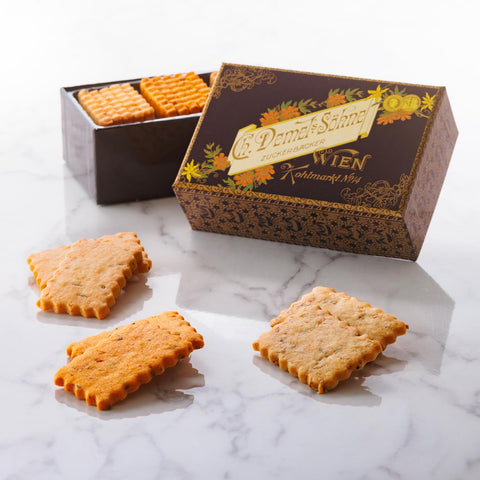 Father's Day Demel Sour Cookies (15 Pieces), Cookies, Salt, Sweets, Western Confectionery, Individual Packaging, Assortment, Present, Gift, Confectionery, Folding Confectionery, Vienna