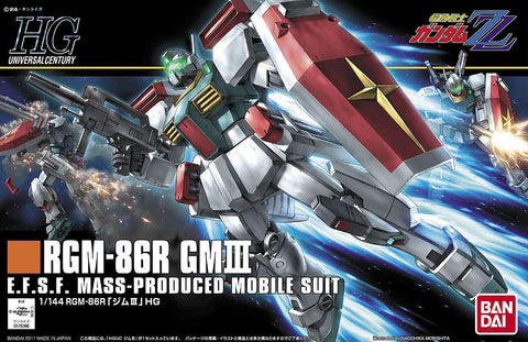 HGUC 機動戦士ガンダムZZ RGM-86R ジムIII 1/144スケール プラモデル