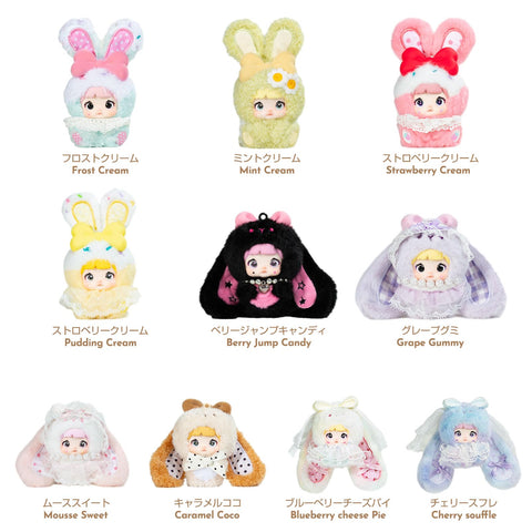 TOP TOY x Nommi Yoneho Sweet Rabbit Series Plush Pendant (1 Piece), Gacha Blind, Box Figure, Plastic Model, Premium Toy Soft Vinyl Figure, Birthday Gift, Original Character Christmas Gift