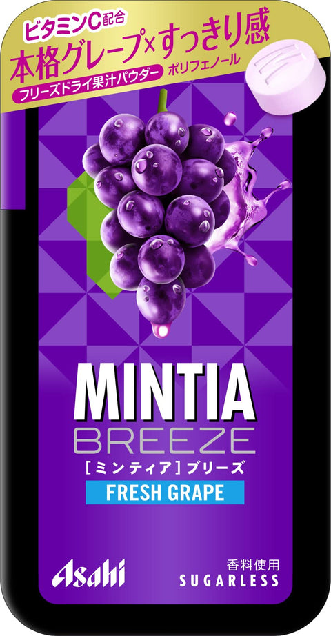 Asahi Group Mintia Breeze Fresh Grape, 30 Capsules x 8 Packs