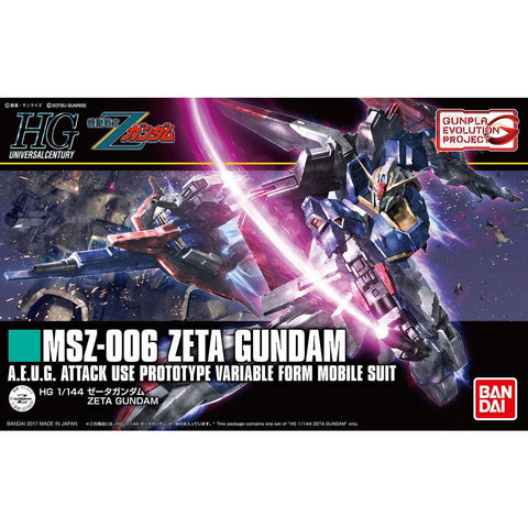 BANDAI SPIRITS(バンダイ スピリッツ) HGUC -GUNPLA EVOLUTION PROJECT- 機動戦士Zガンダム ゼータガンダム 1/144スケール 色分け済みプラモデル