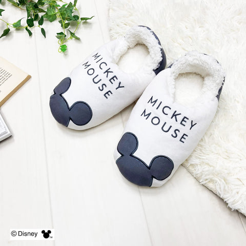 MoriPilo 디즈니 슬리퍼 실내 룸 슈즈 (미키 마우스, 플러피, 쿠니악), 23.0-25.0cm, 어린이 및 성인용, 플러시 장난감, 귀여운 선물, 한국 스타일, 베이지, 디즈니 캐릭터 베개, 모리시타