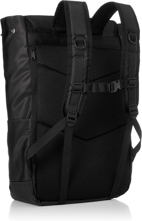 Anello NESS ATC2542Z Backpack, Water Repellent, Multiple Pockets, PC Storage, Black, Black