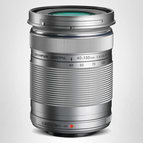 올림푸스 M.ZUIKO 디지털 40-150mm 망원 줌 렌즈 F4.0-5.6 R 실버
