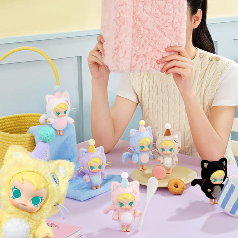 POP MART Baby Molly Pocket Friends Series Plush Pendant, 1 Piece, Popmart, Popmart, Toy Blind, Box, Plastic Model, Premium Toy, PVC, Soft Vinyl, Original Character, Birthday Gift