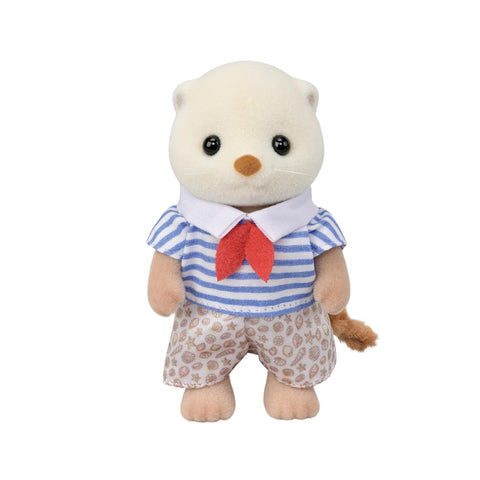 シルバニアファミリー 人形 【 ラッコファミリー 】 FS-54 STマーク認証 3歳以上 おもちゃ ドールハウス Sylvanian Families EPOCH