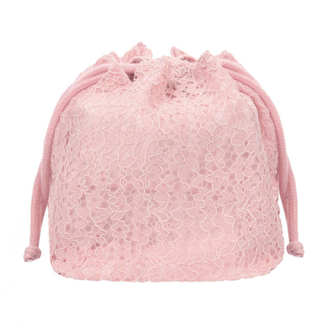 Otakumarket Drawstring Pouch Small Hakama Bag Kimono Japanese Style Ladies Japanese Pattern Yukata Shichi-Go-San Graduation Ceremony Coming-of-Age Ceremony Japanese Style Accessories 6 Colors, Pink