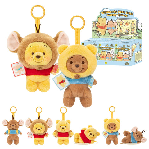 TOP TOY ディズニー(Disney) プーさんとルー「なかよし」ぬいぐるみ シリーズ【アソートボックス 6ピース】ガチャガチャ ブラインド ボックス フィギュア プラモデル プレミアム おもちゃソフビ 誕生日 プレゼント ディズニークリスマス ギフト