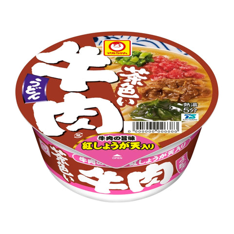 マルちゃん 茶色い牛肉うどん 87g×12
