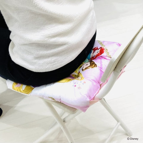 MORIPiLO 4620819 Disney Princess Cushion Chair Cushion 11.8 x 11.8 inches (30 x 30 cm), Children, School, Kindergarten, Girls, Character Goods, Disney Pink