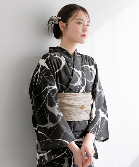 [SOUBIEN] 苏维恩 浴衣 3件套 分体式 新二部式浴衣 floro 女士 (浴衣/兵儿带/平达收紧)
