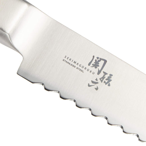 Kai Corporation KAI 093 AB5644 Bread Knife Seki Magoroku All Stainless Steel 11.8 inches (300 mm), Made in Japan