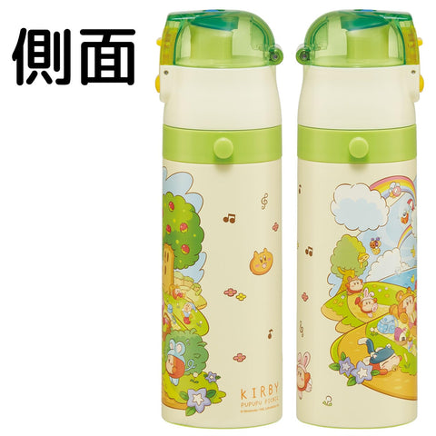 스케이터 (Skater), 어린이용 스테인리스 스틸 물병, 직접 마시는 것, 470ml, 어린이용, 경량 타입, 커비 드림 랜드, 피크닉, 단열, 물병, 스포츠용 병, 어린이, 어린이, 물병, SDC4-A