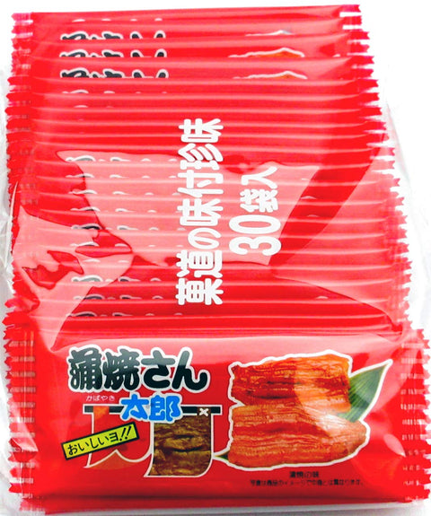 菓道 蒲燒先生太郎(30枚)+ 烤肉先生太郎(30枚)+芥末膠太郎(30片)