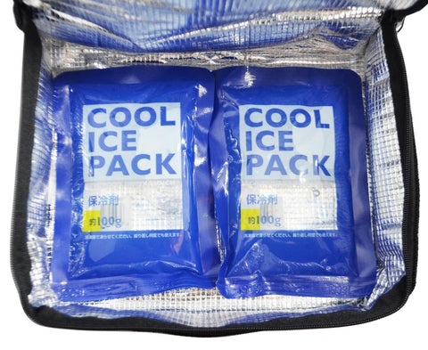 스케이터 (스케이터) 남성용 벤토 박스 870ml 단열 가방 및 아이스 팩 포함, 일본산, 모던 플러스, KCPO5TDX, 블랙