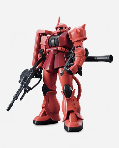 HGUC Mobile Suit Gundam Char’s Zaku II Model, 1/144 Scale, Color-Coded Plastic Model