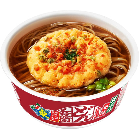 Donbee Tempura Soba (East) Nissin Foods Cup Noodles, 3.5 oz (100 g) x 12 Packs
