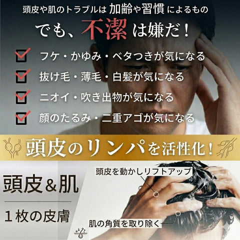 [풀 바디 케어 양면 브러쉬] IKKEI 스칼프 스칼프 & 바디 브러쉬 샴푸 브러쉬 스캘프 마사지기 (블랙) S 후크 포함 (1)