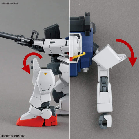 BANDAI SPIRITS HGUC Mobile Suit Gundam 08th MS Platoon, Land Battle-Type Gundam, 1/144 Scale, Color-coded Plastic Model