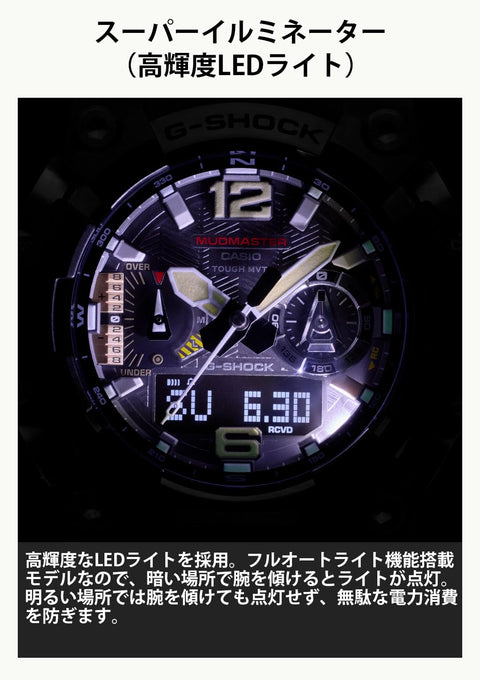 [カシオ] 腕時計 ジーショック 【国内正規品】 MUDMASTER Bluetooth搭載 電波ソーラーバイオマスプラスチック採用 GWG-B1000-1AJF メンズ ブラック
