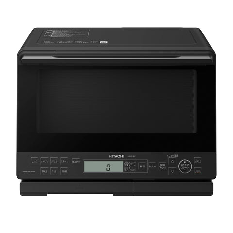 Hitachi MRO-S8C K Superheated Steam Oven Range, Healthy Chef, 1.1 gal (31 L) MRO-S8C K, Black, Weight Sensor, 1-Stage Wide Oven