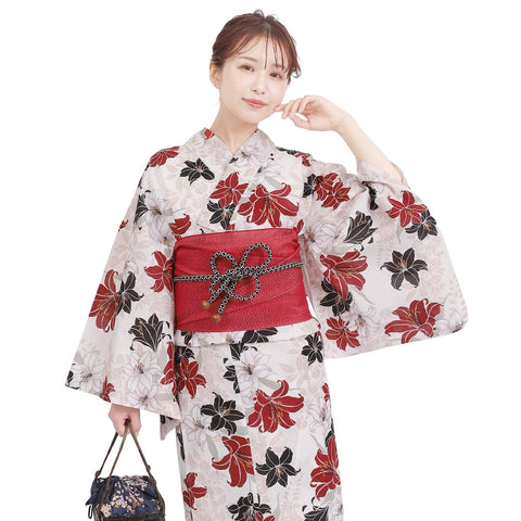 Fuuka Two-Part Separate Yukata, Single Item, For Women, Adult, One Size Fits All