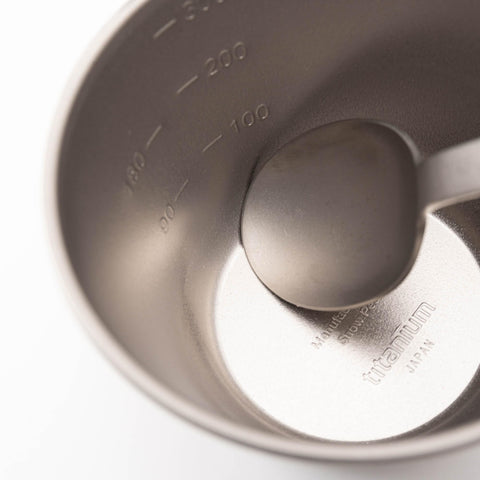 Snow Peak Sierra Cup, Titanium, Stainless Steel, Deep Type, Snow Peak Limited Edition Mini