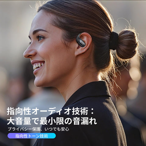 【2025最新!オープンイヤー イヤホン】UGREEN HiTune S7 Bluetooth 6.0 ワイヤレス オープンイヤー型イヤホン【 18mmチタニウム製ドライバー / 合計28時間再生 / 4マイクノイキャン技術 / IPX5防水】Hi-Fi音質 DNNノイキャン 2台デバイス同時接続 APPカスタム操作 急速充電対応 IMAX級低音体験 音漏れ抑制 耳を塞がない ブラック