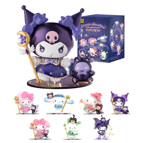 TOP TOY Sanrio Characters Starry Night Party Ma Series [1 Piece] Toy Toy Toy Plush Toy Blind Box Figure Soft Vinyl PVC Premium Toy Birthday Present for Chromi Character Collectors
