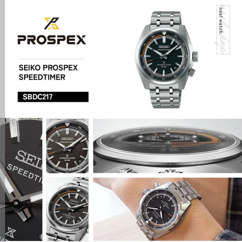 Seiko Prospex Speedtimer SBDC217 Speed Timer, Mechanical Self-Winding, Core Shop Exclusive Distribution Limited Wristwatch, Men's